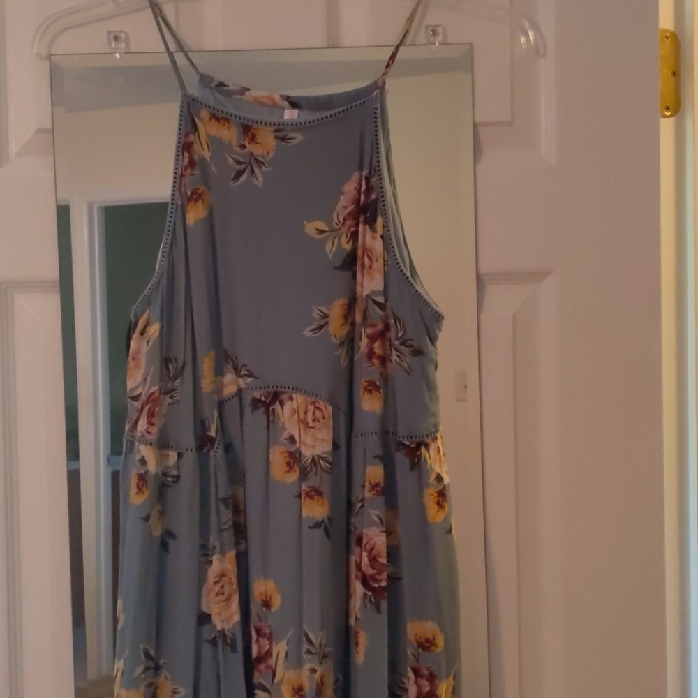 Cute Floral Maxi Dress